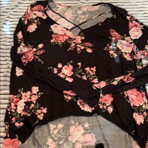 ⭐️Charlotte Russe Flower Shirt